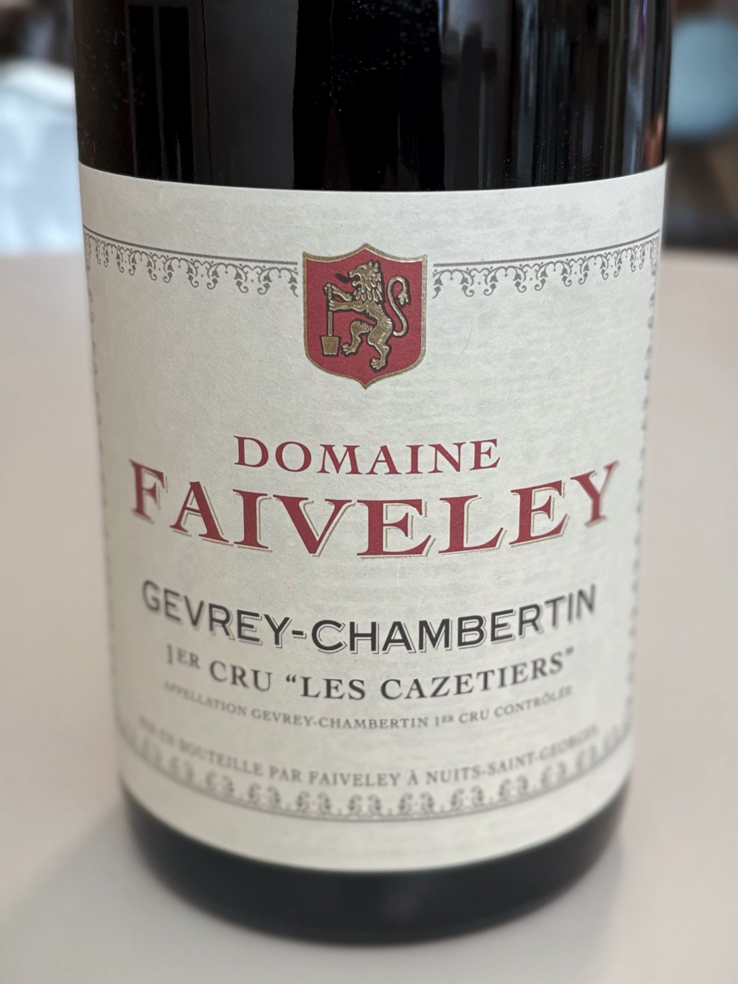 Domaine Faiveley Gevrey-Chambertin "Les Cazetiers" 1er 2009, 750ml