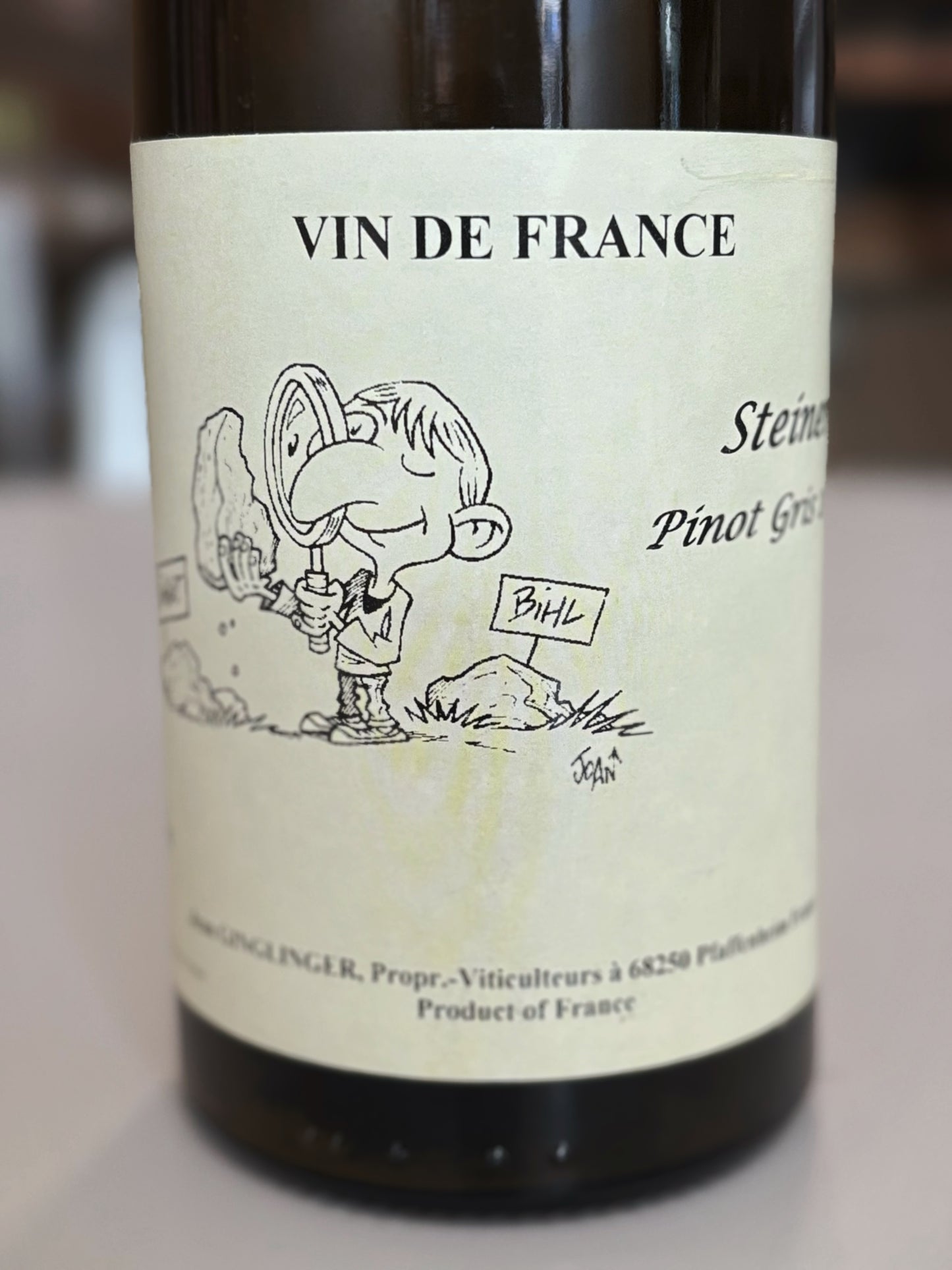 Jean-François Ginglinger Vin de France Pinot Gris Alsace Grand Cru Steiner 2022