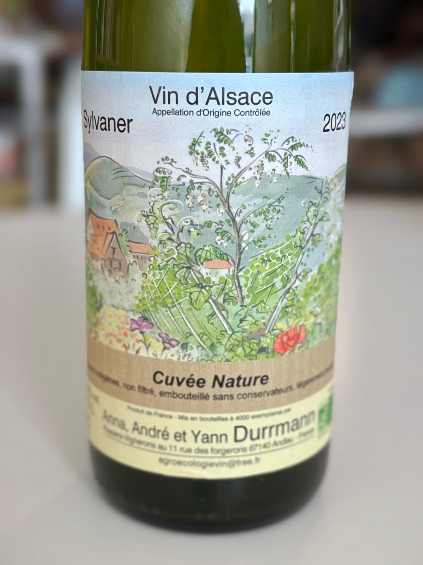 Anna, André et Yann Durrmann Alsace Sylvaner 2023