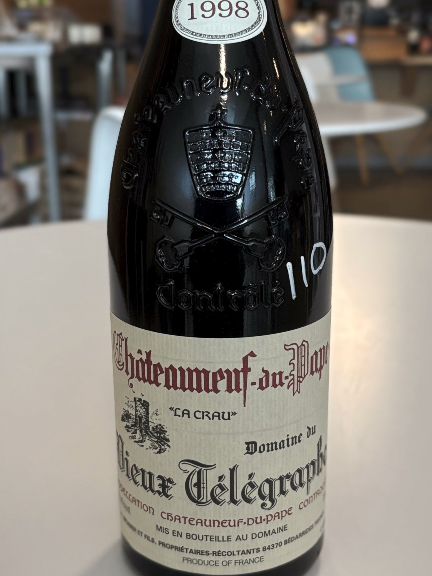 Domaine du Vieux Télégraph "La Crau" Châteauneuf-du-Pape 1998, 750ml
