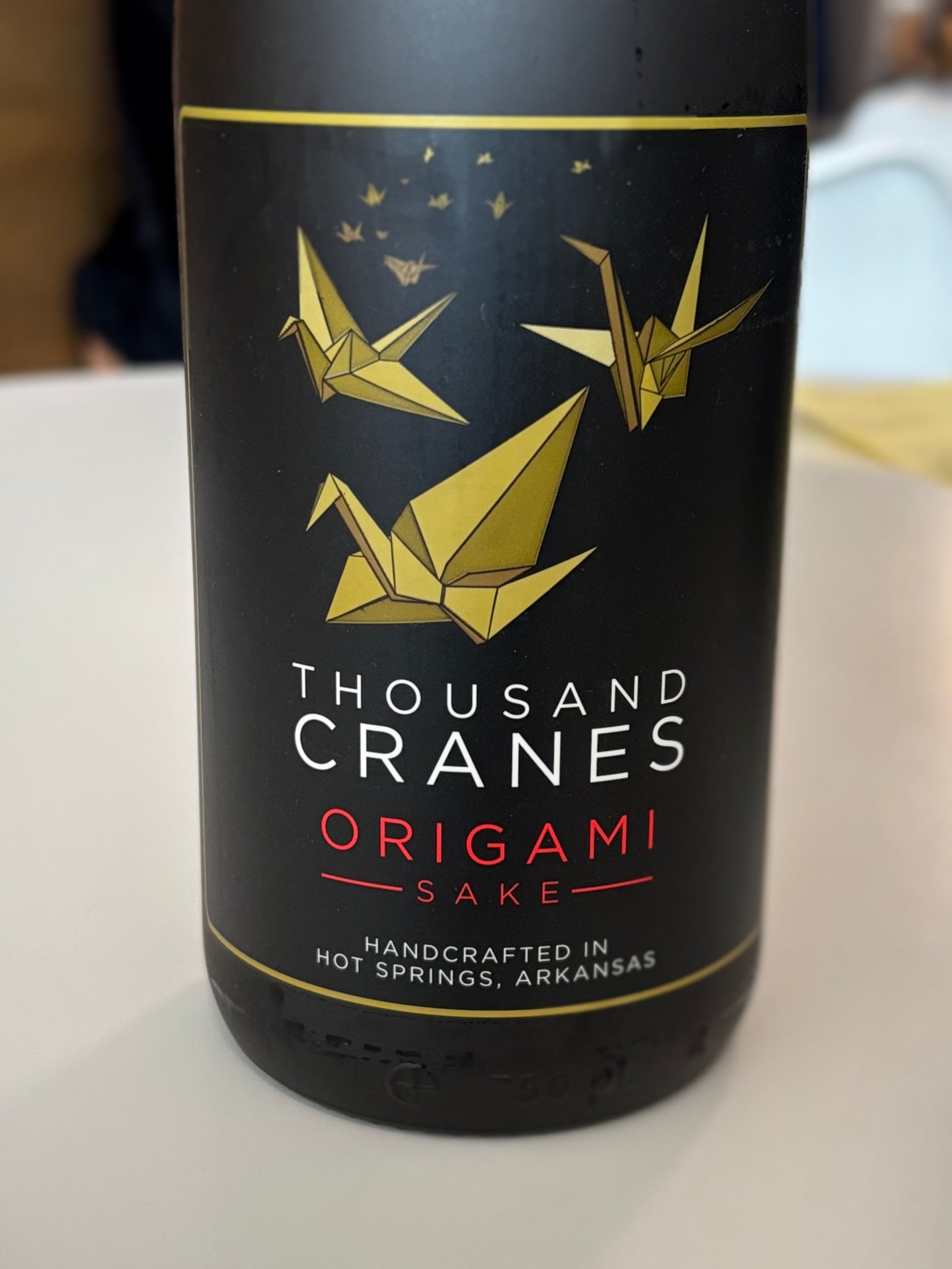 Origami Junmai Sake Thousand Cranes, Arkansas 750ml