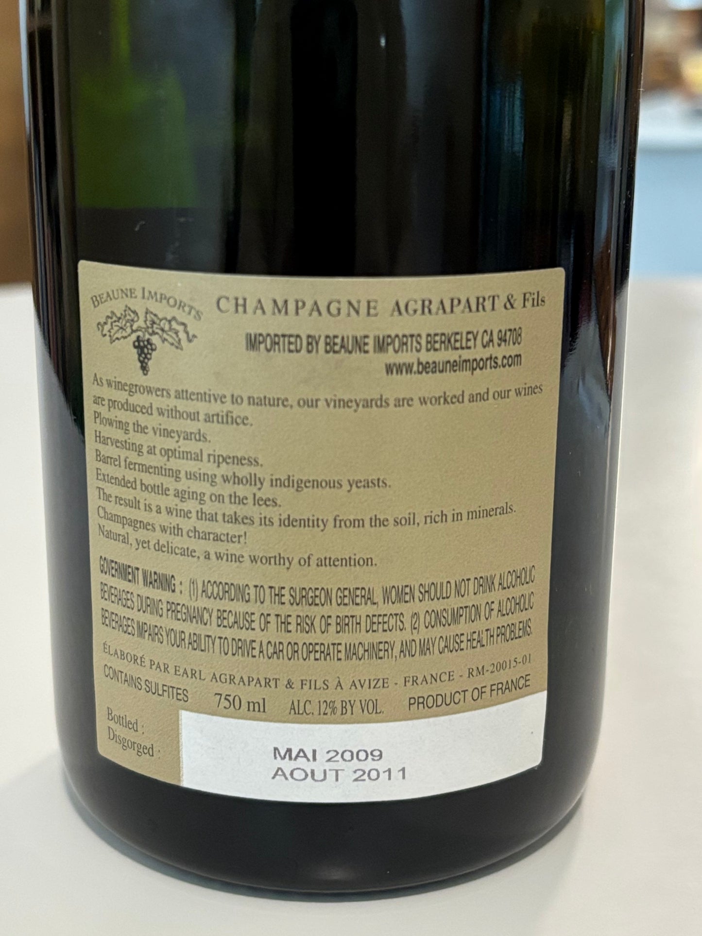 Champagne Agrapart & Fils Avize 7 Crus NV