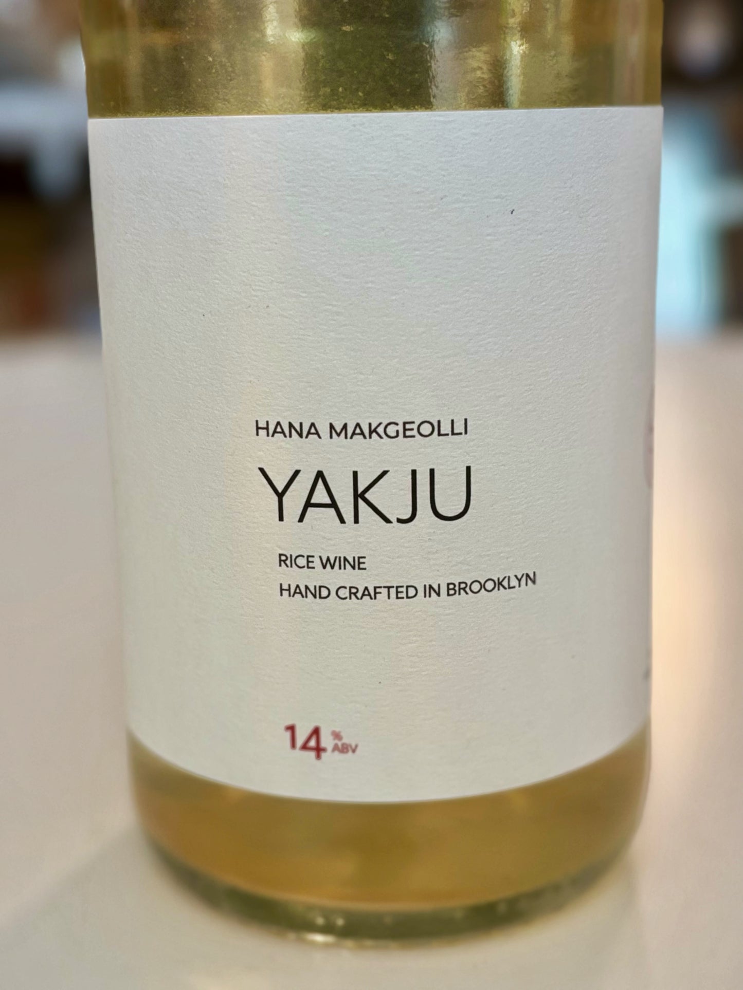 Hana Makgeoli Yakju 14 Brooklyn Rice Wine