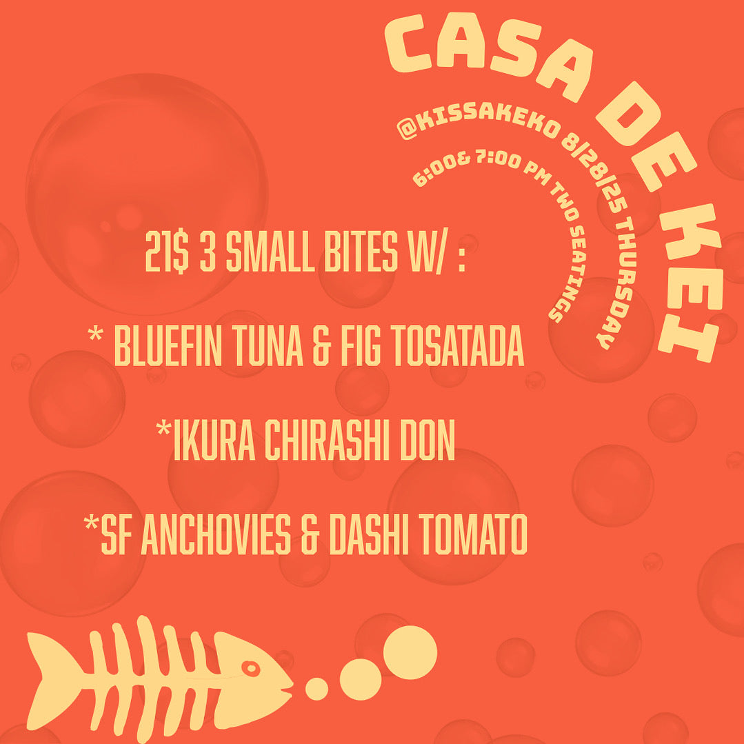 Matsuura Shuzo Saké Tasting 8/28, 6pm