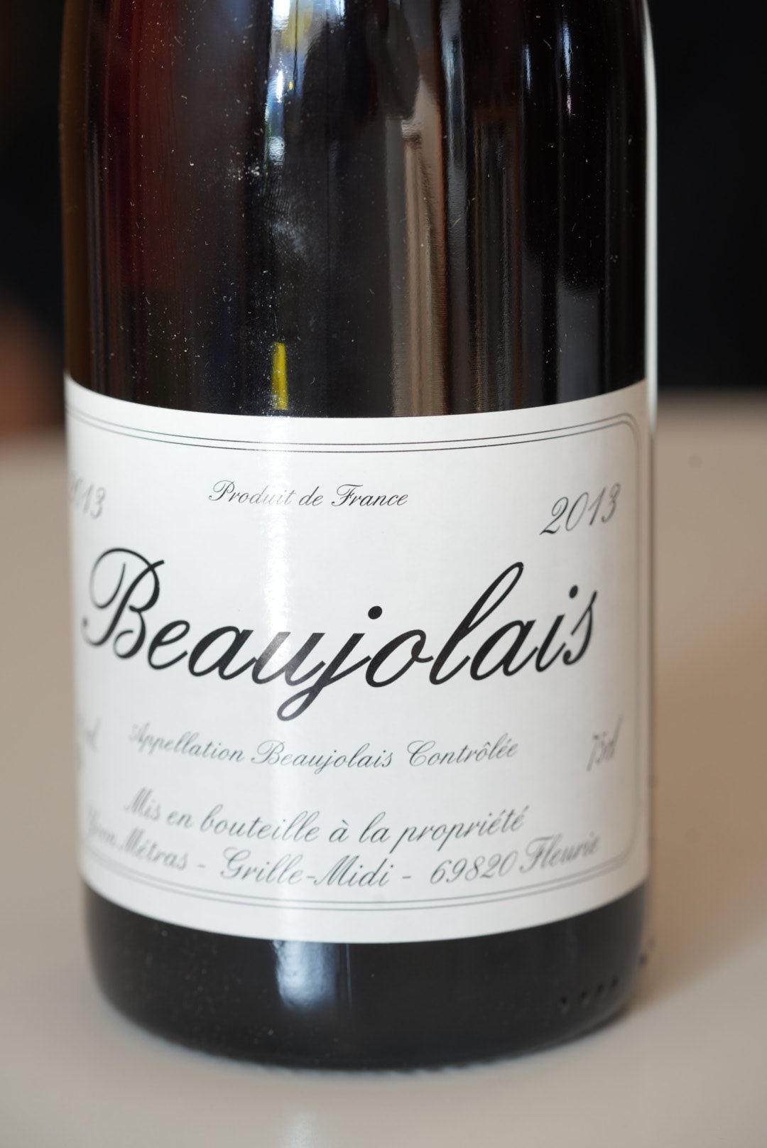 Yvon Metras Beaujolais 2013