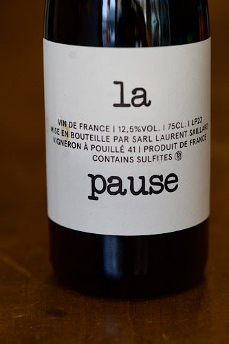 Laurent Saillard Vin de France Red Gamay "La Pause" 2022