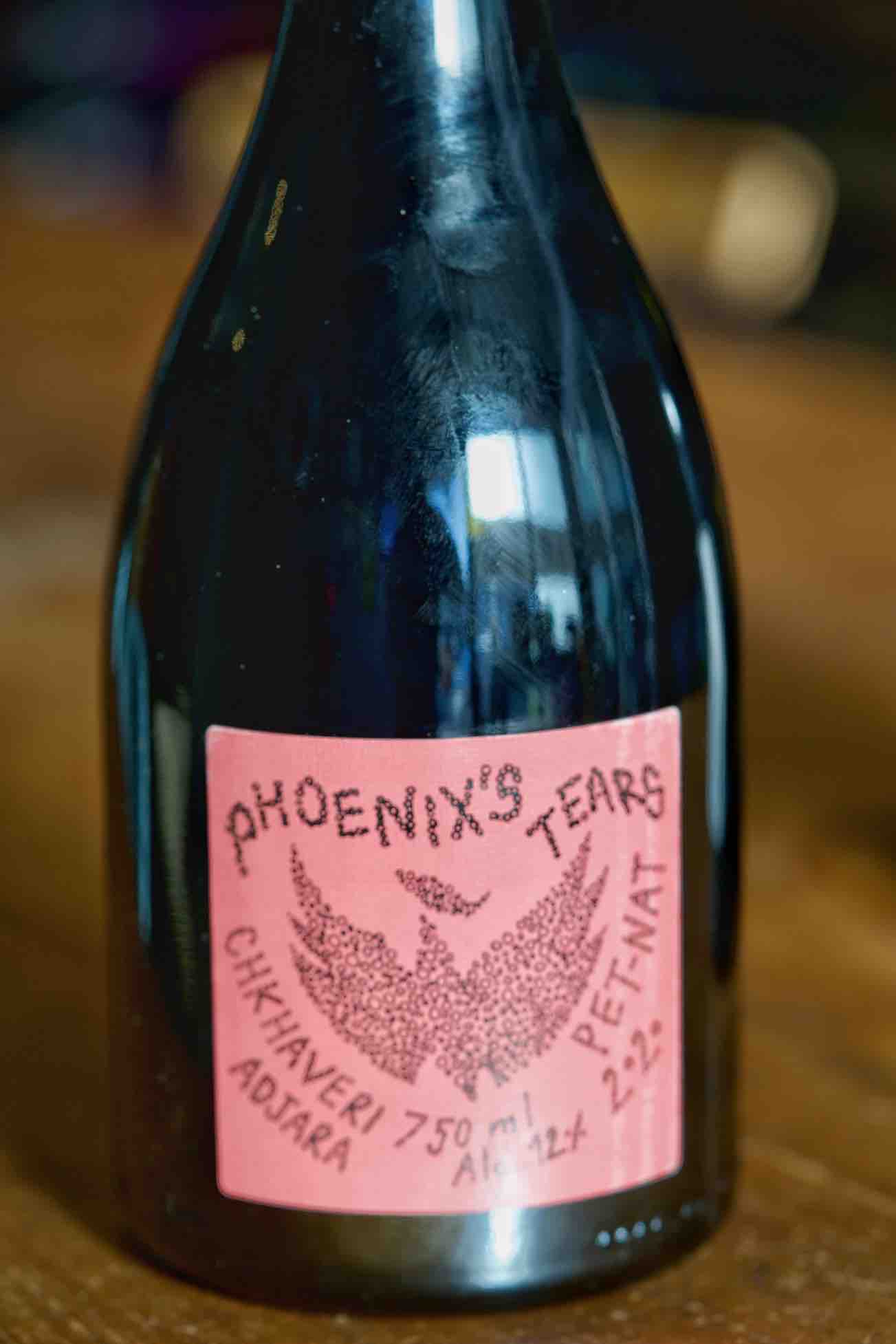 Georgia Sparkling Wine Chkhaveri Pet-Nat, Pheasant's Tears 2020