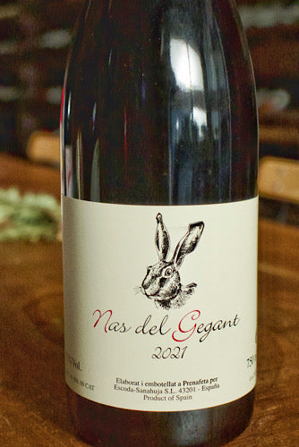 Conca de Barberà DO (Catalunya) Spanish Red "Nas del Gegant Roig", Celler Escoda 2021