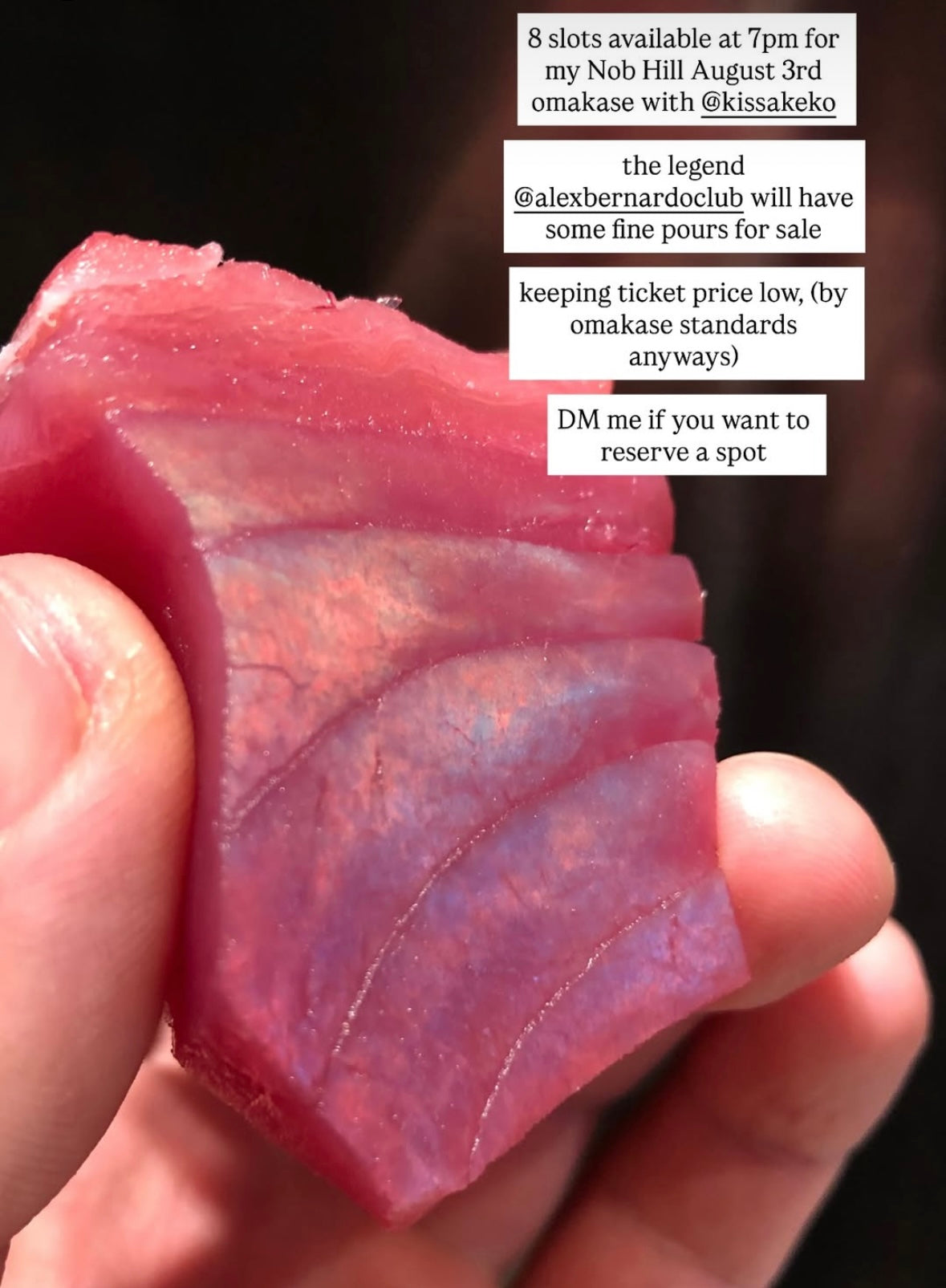 KISSAKEKO X Sushi Simpin Omakasé 7pm 3d August 2025