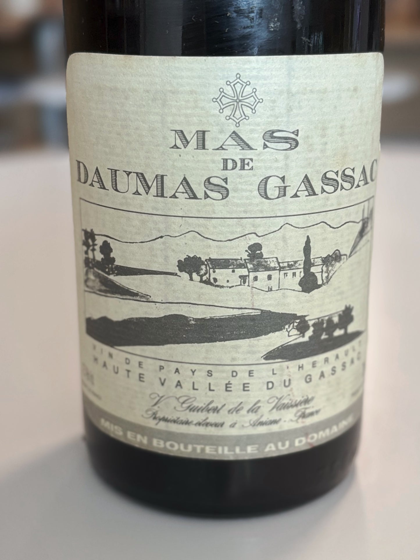 Mas de Daumas Gassac Pays de L'Herault Red 1990