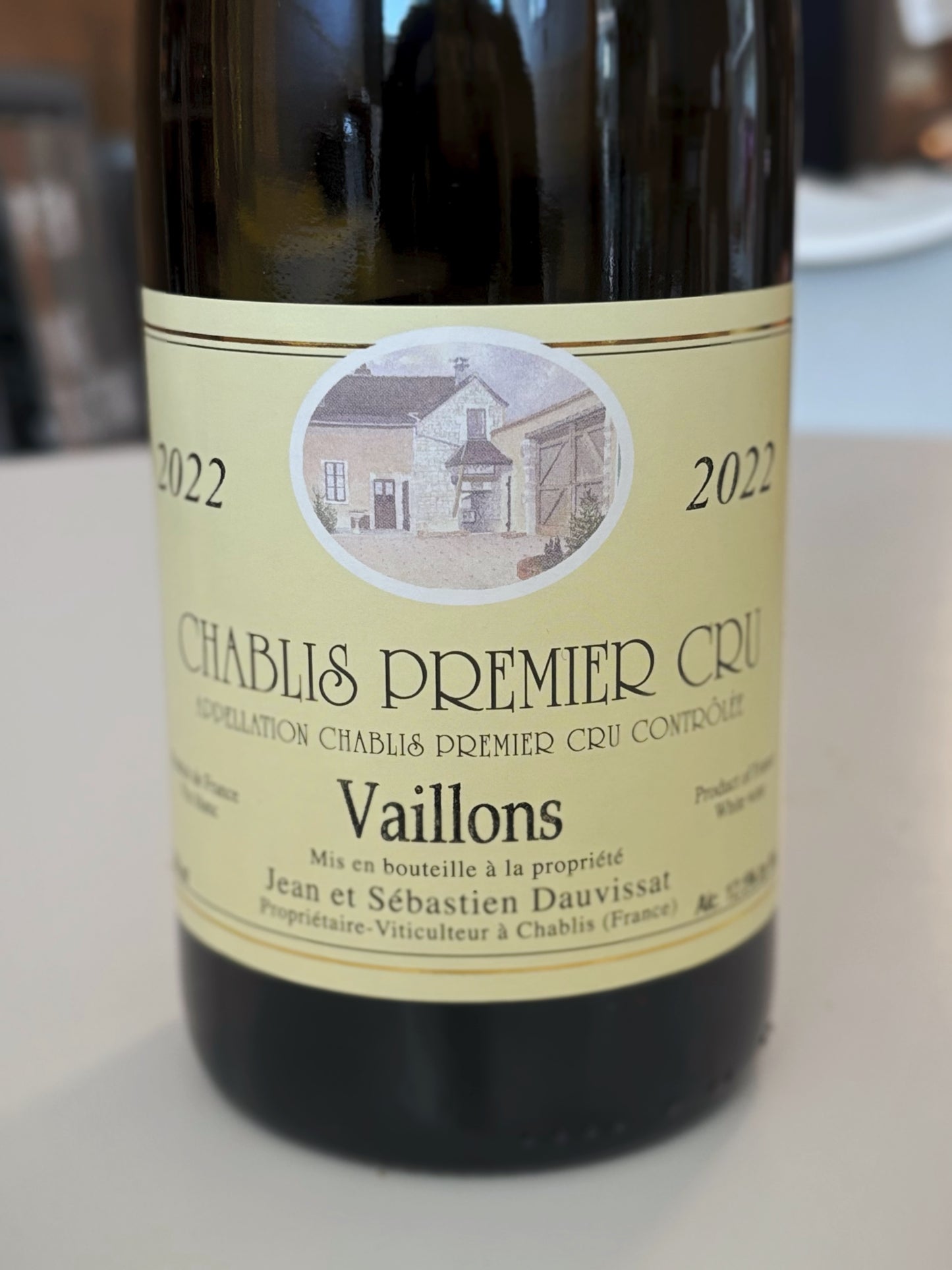 Domaine Jean et Sebastien Dauvissat Premier Cru Vaillons 2022