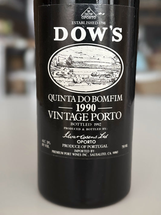 Dow's Quinta do Bomfim Vintage Porto 1990