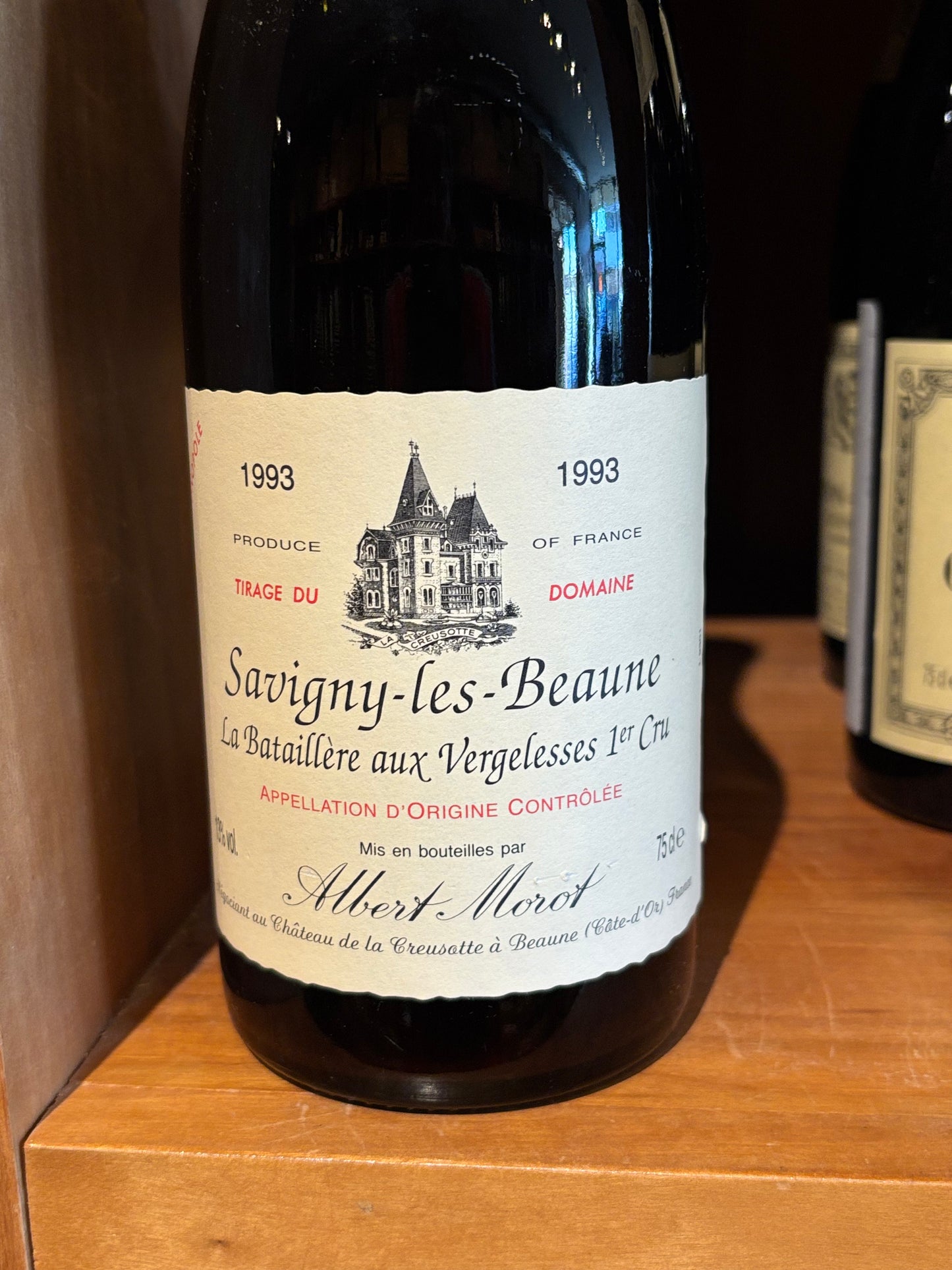 Domaine Albert Morot Savigny les Beaune La Bataillere aux Vergelesses 1er Cru “Monopole” 1993