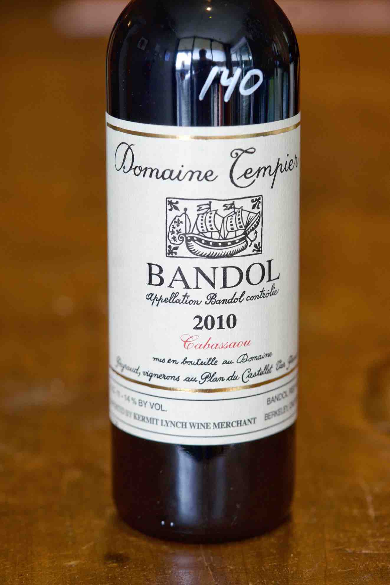 Domaine Tempier Bandol "Cabassaou" 2010