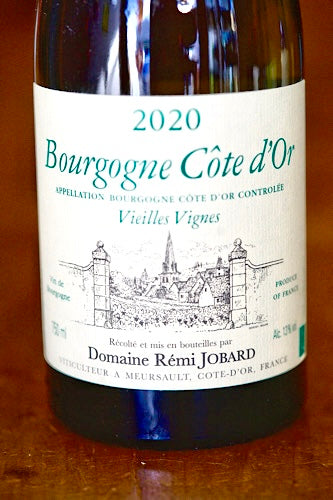 Domaine Remi Jobard Bourgogne Blanc Côte d'Or "Vieilles Vignes" 2020
