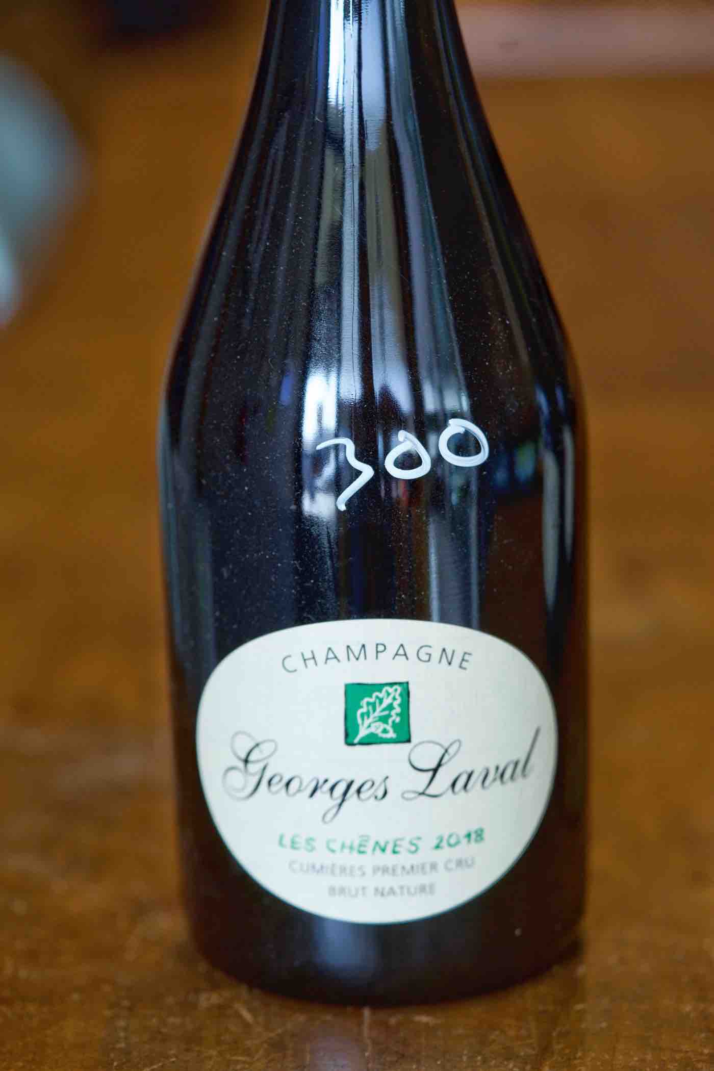 Georges Laval Champagne Cumière Premier Cru Brut Nature "Les Chênes 2018