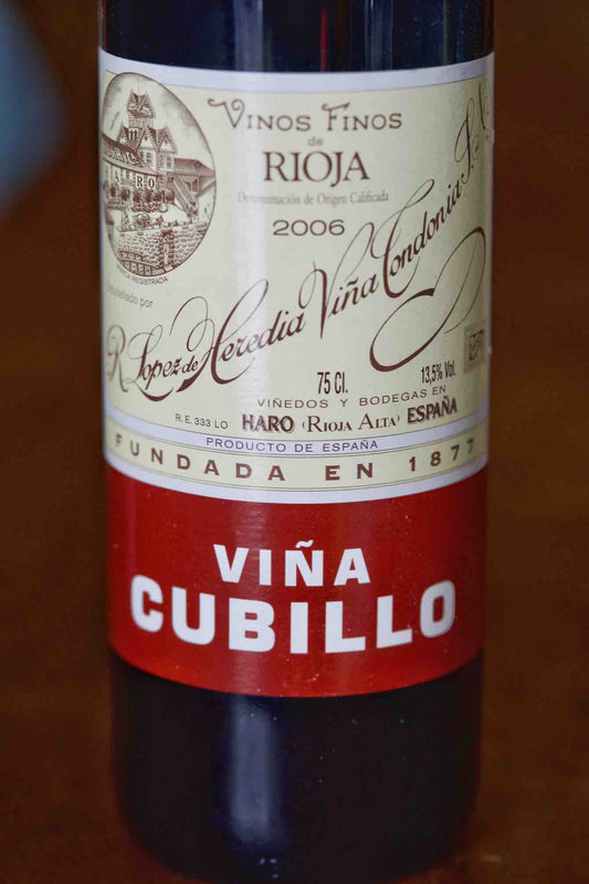 R. Lopez de Heredia Rioja Crianza Viña Cubillo 2006