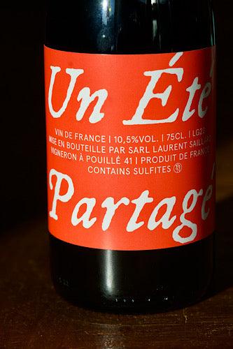 Laurent Saillard Vin de France Grolleau Gamay "Un ete partage" 2020