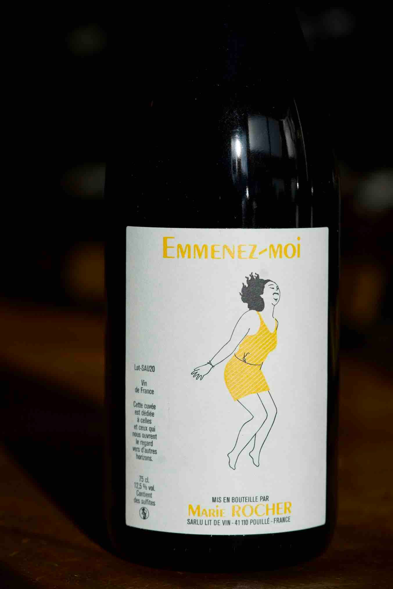 Vin de France White Sauvignon Blanc "Emmenez-moi", Marie Rocher 2020