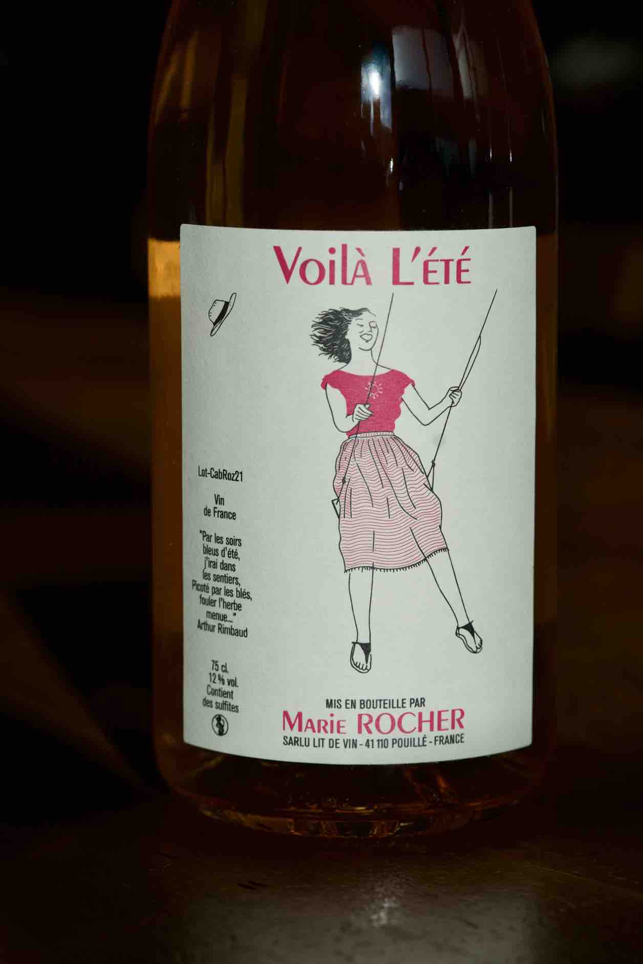 Vin de France Rosé Cabernet Franc "Voìla l'Été", Marie Rocher 2021